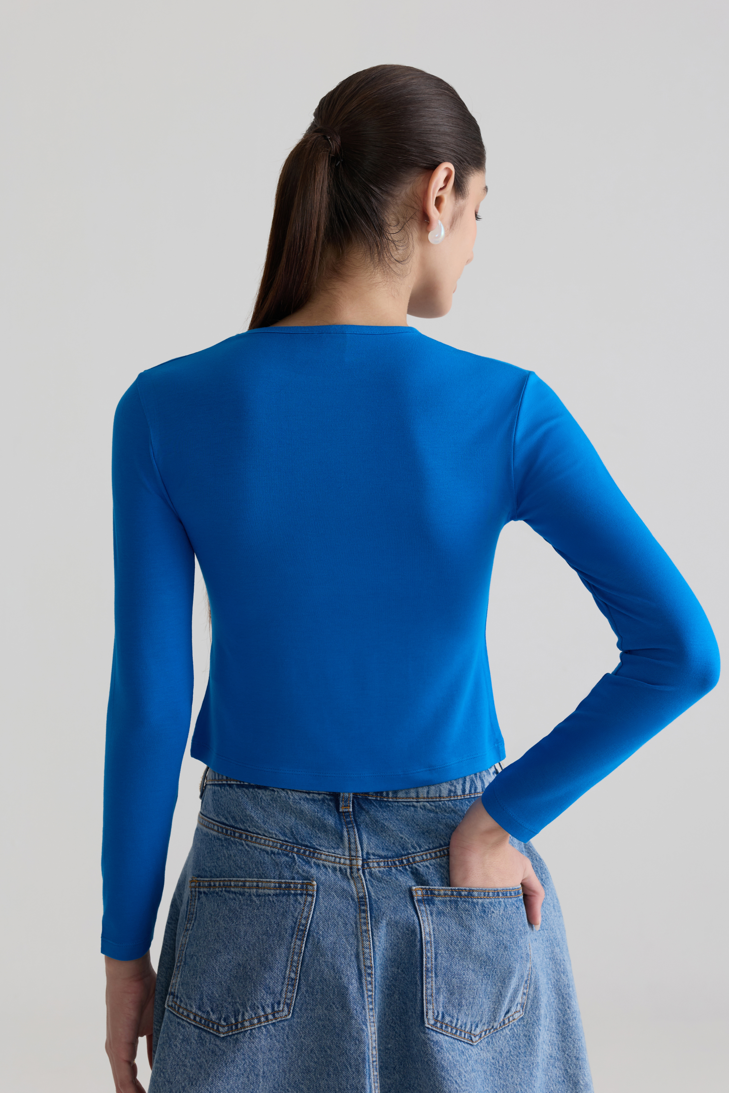 DIRECTORIAL BLUE - LONG SLEEVE CREW 2.0