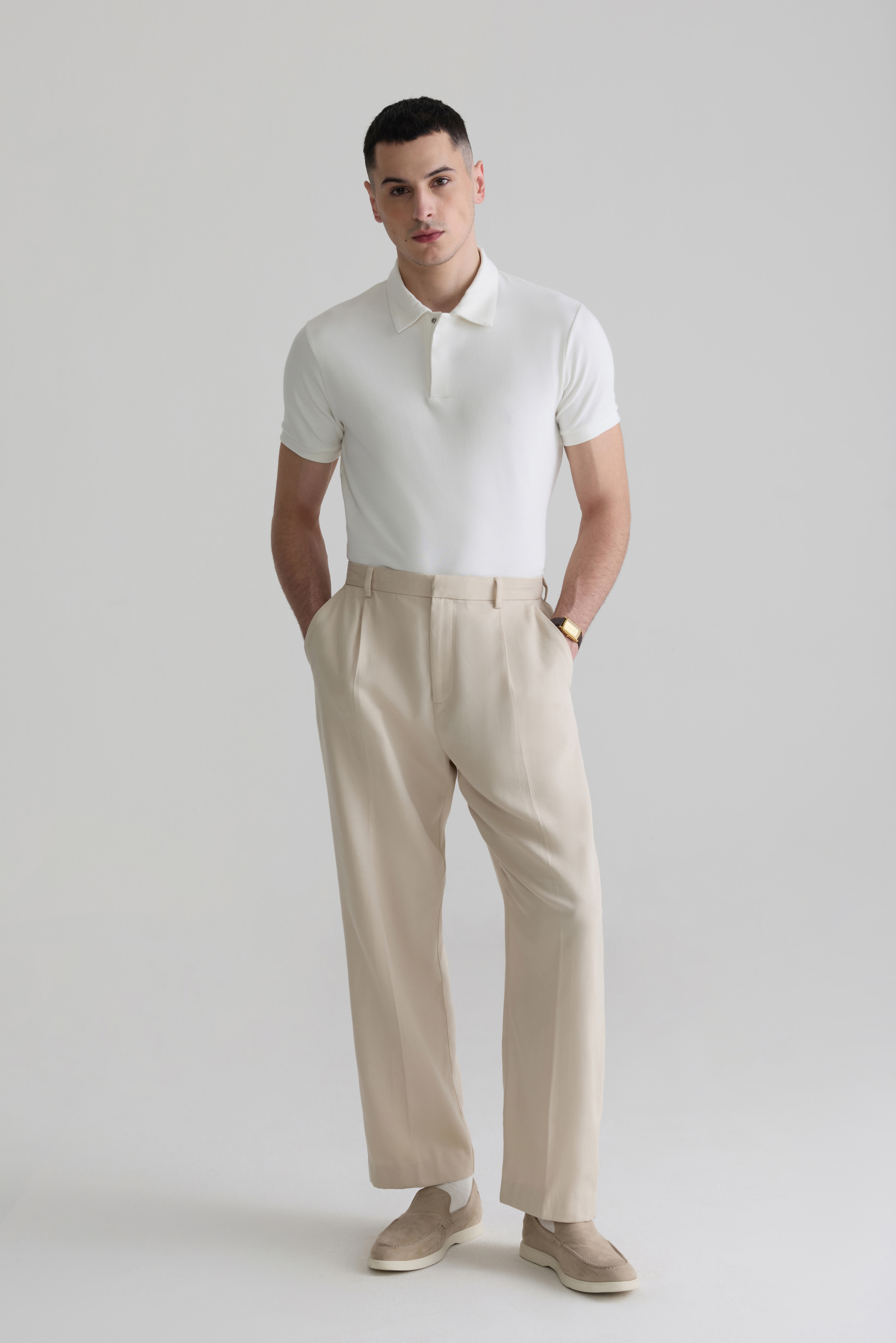 WHITE - THE CRAFTED ELITE POLO