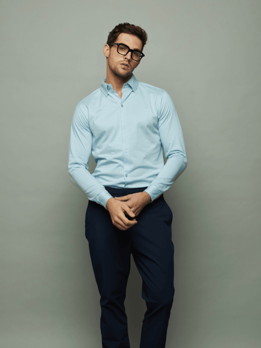 Ice Water Hybrid Button-Down Shirt - Carpe Diem Store