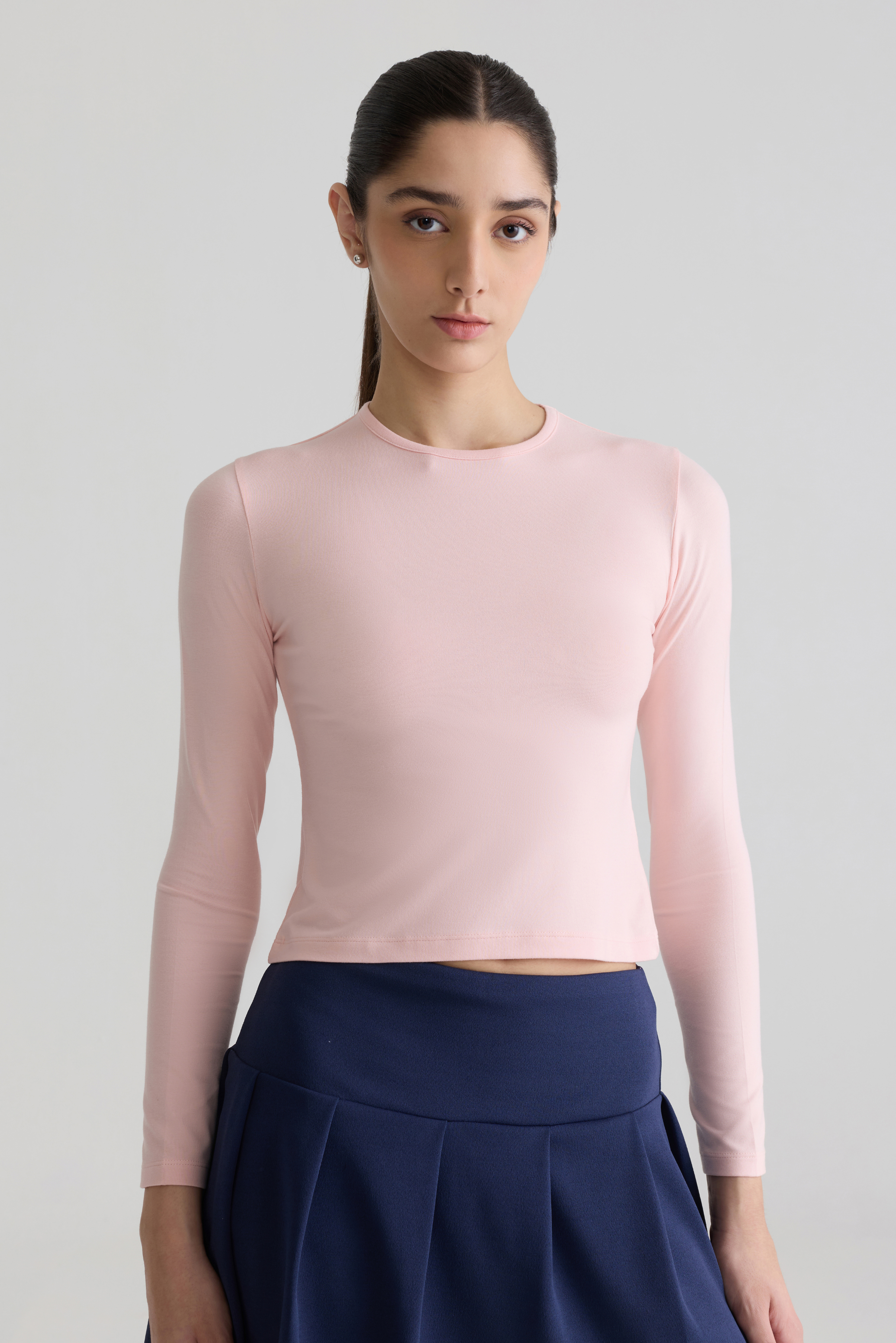 CRYSTAL PINK - LONG SLEEVE CREW 2.0