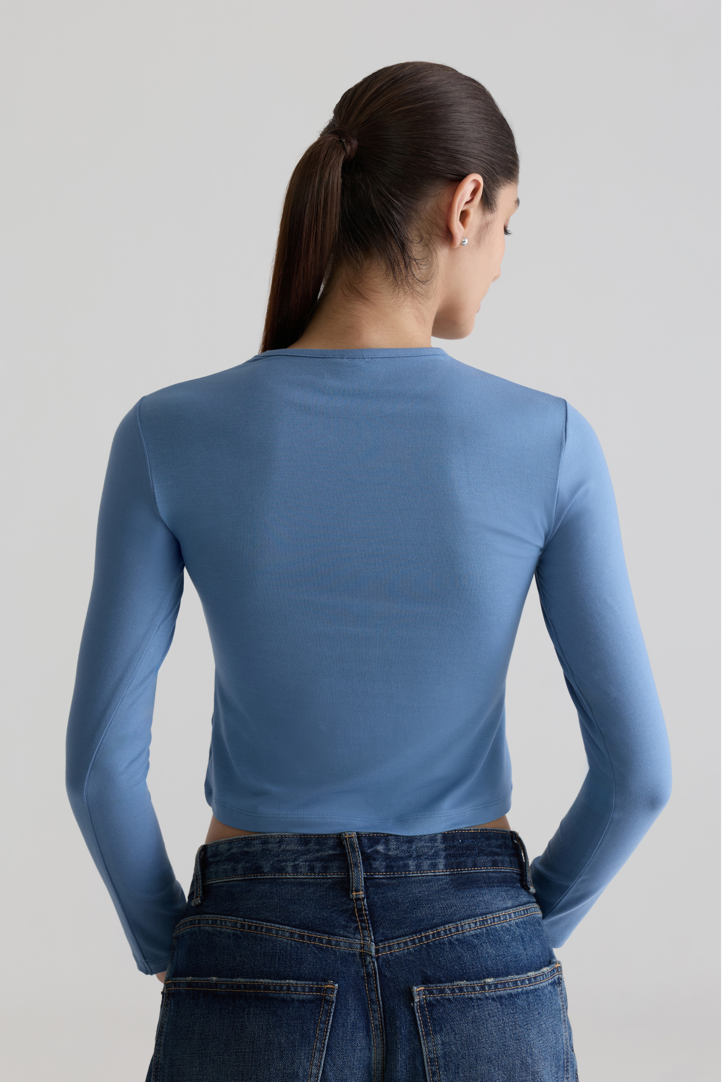 ASHLEY BLUE - LONG SLEEVE CREW
