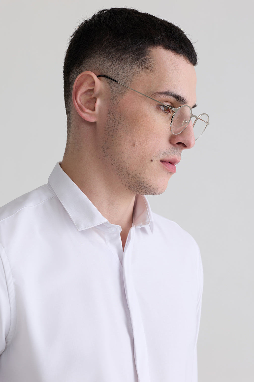 WHITE - SATIN SHIRTS