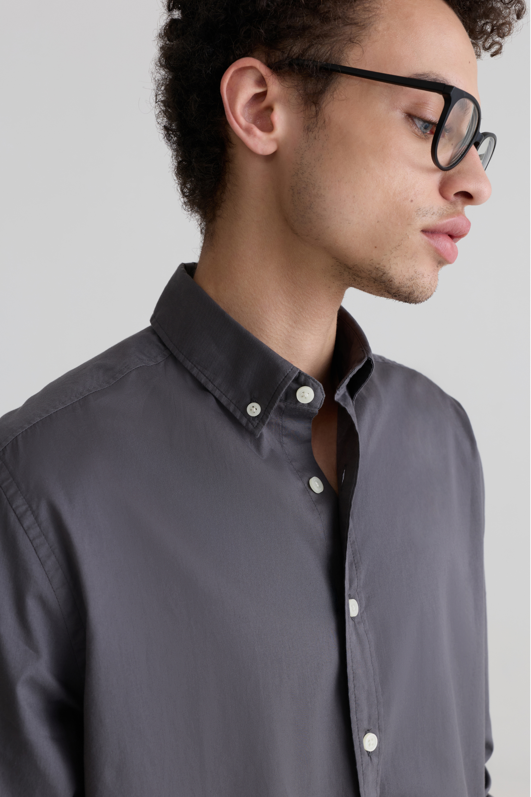 GREY-SOLID SHIRTS