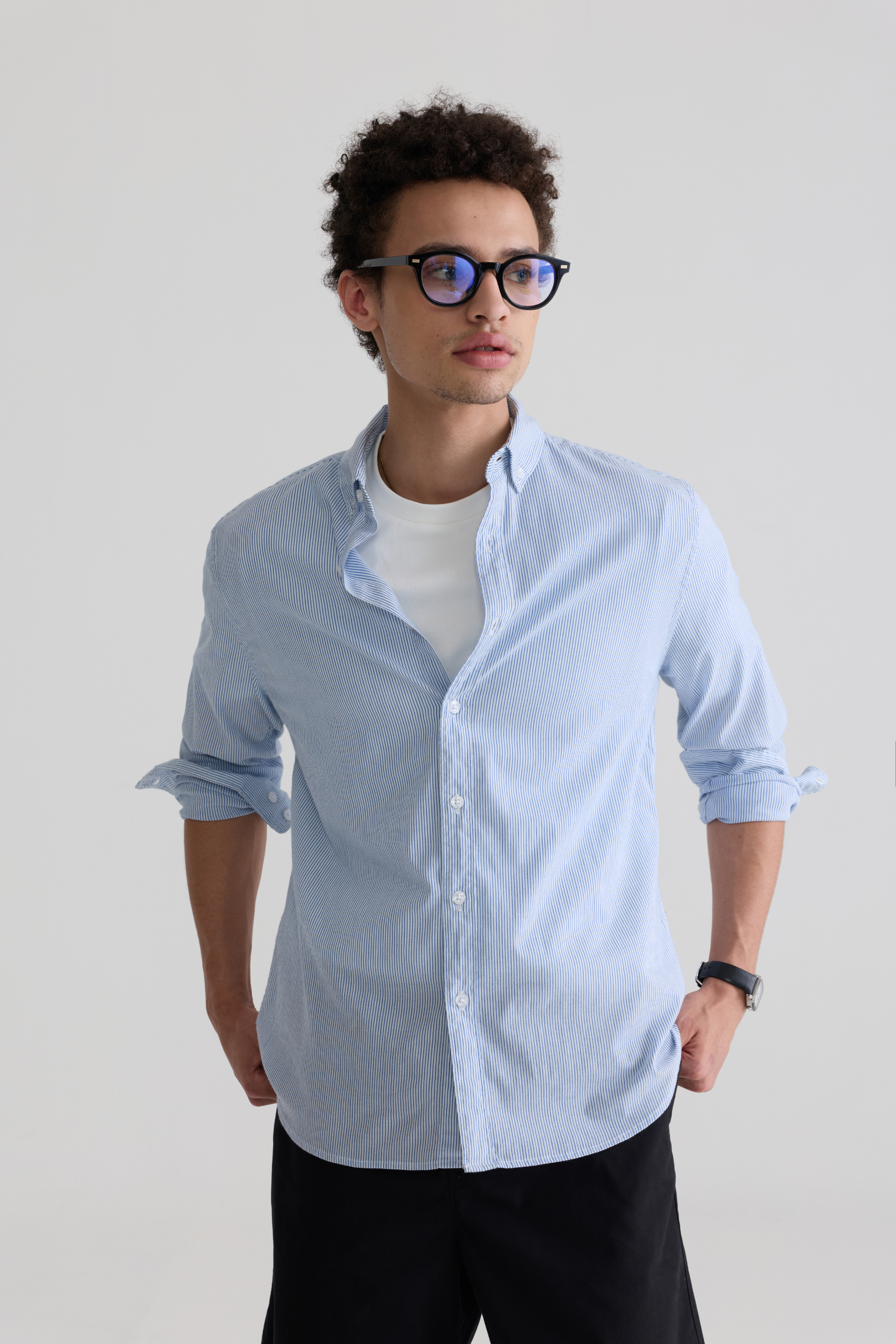 WHITE-THE EVERYDAY STRIPES