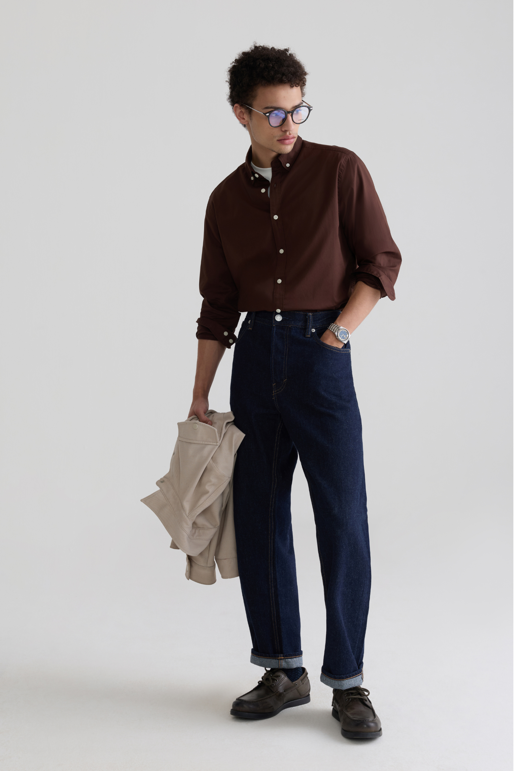 BROWN - SOLID SHIRTS