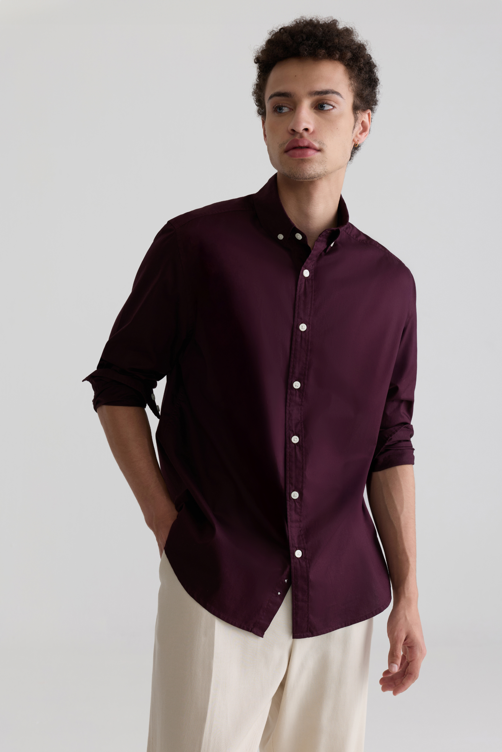MAROON - SOLID SHIRTS
