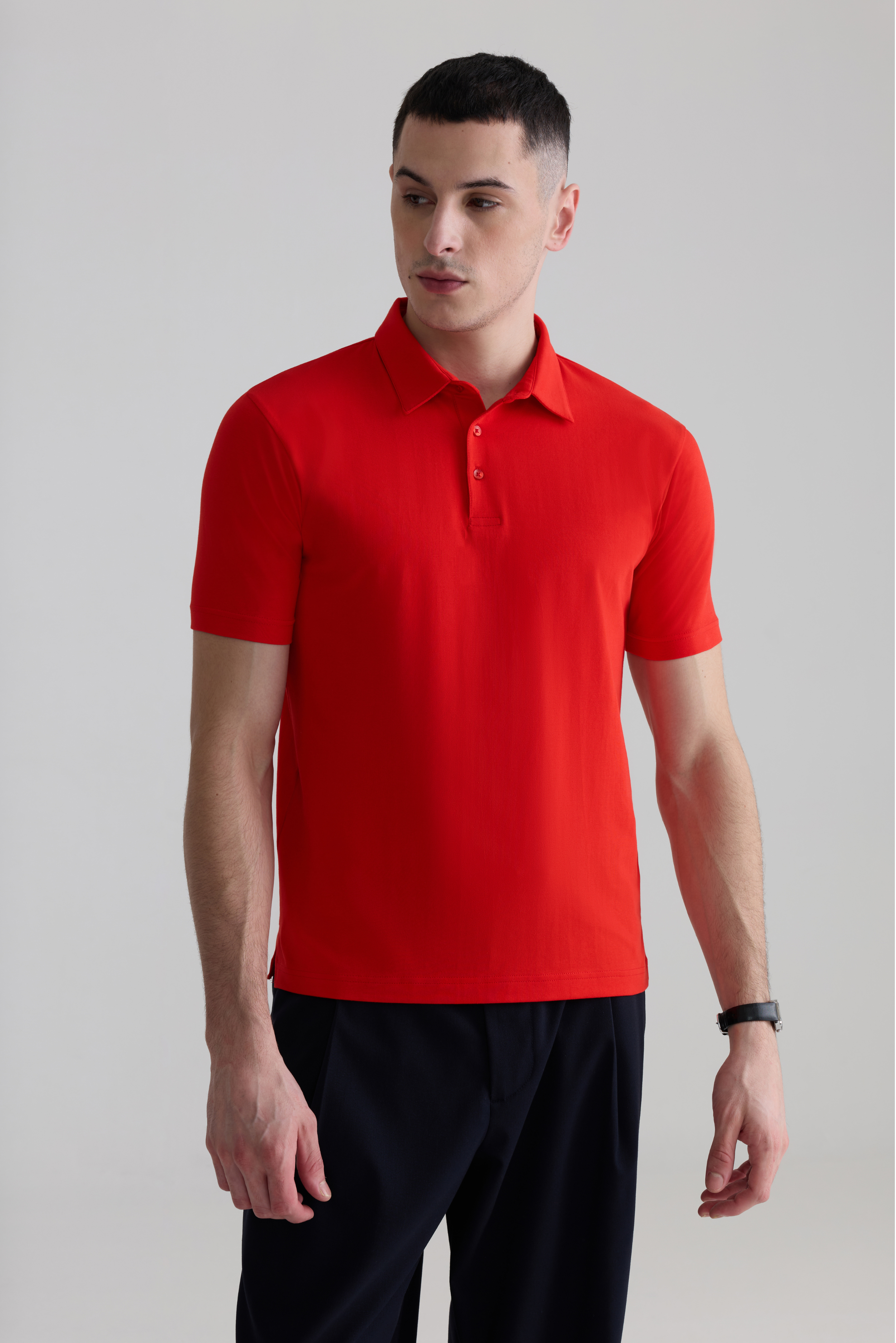 SCARLET RED  - THE MINIMAL POLO