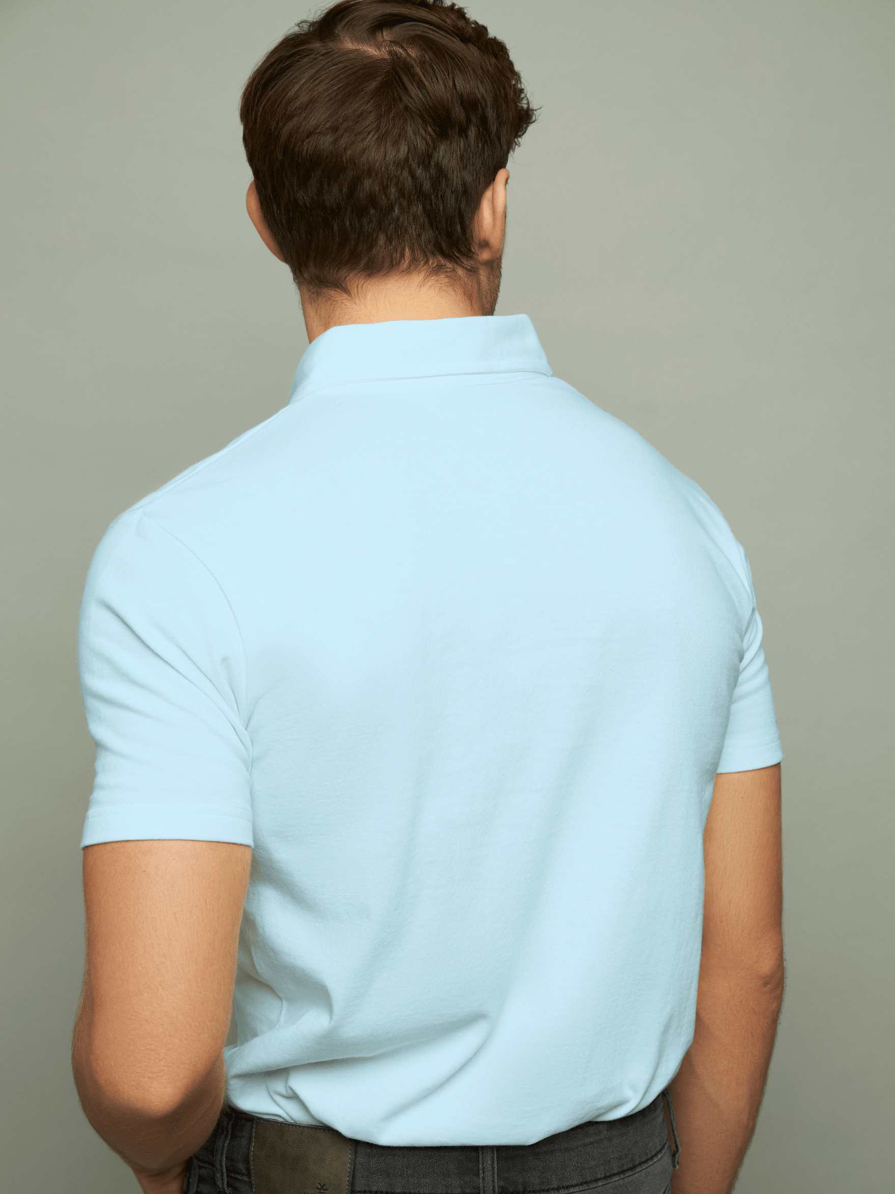 Ice Water Button-Down Minimal Polo - Carpe Diem Store