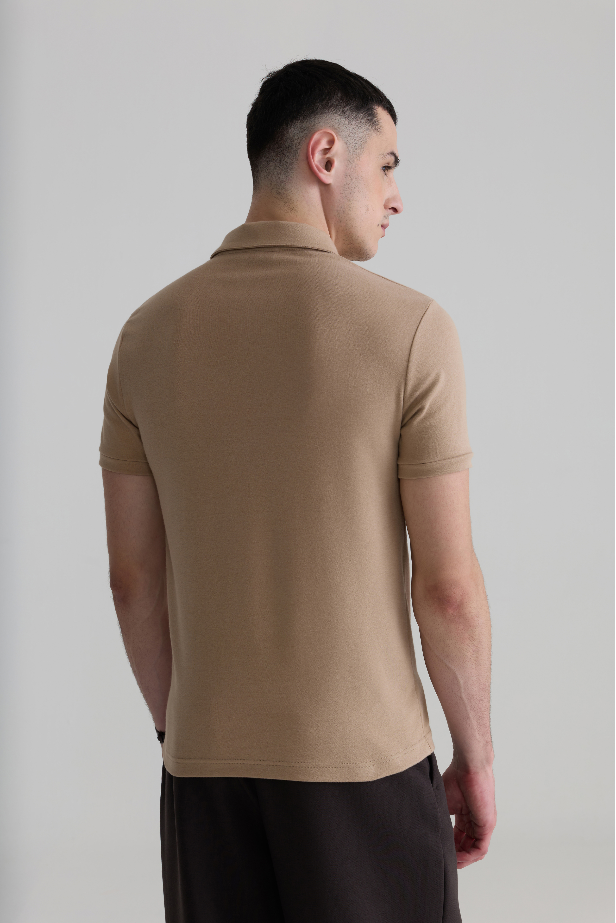 BEIGE - THE CRAFTED ELITE POLO