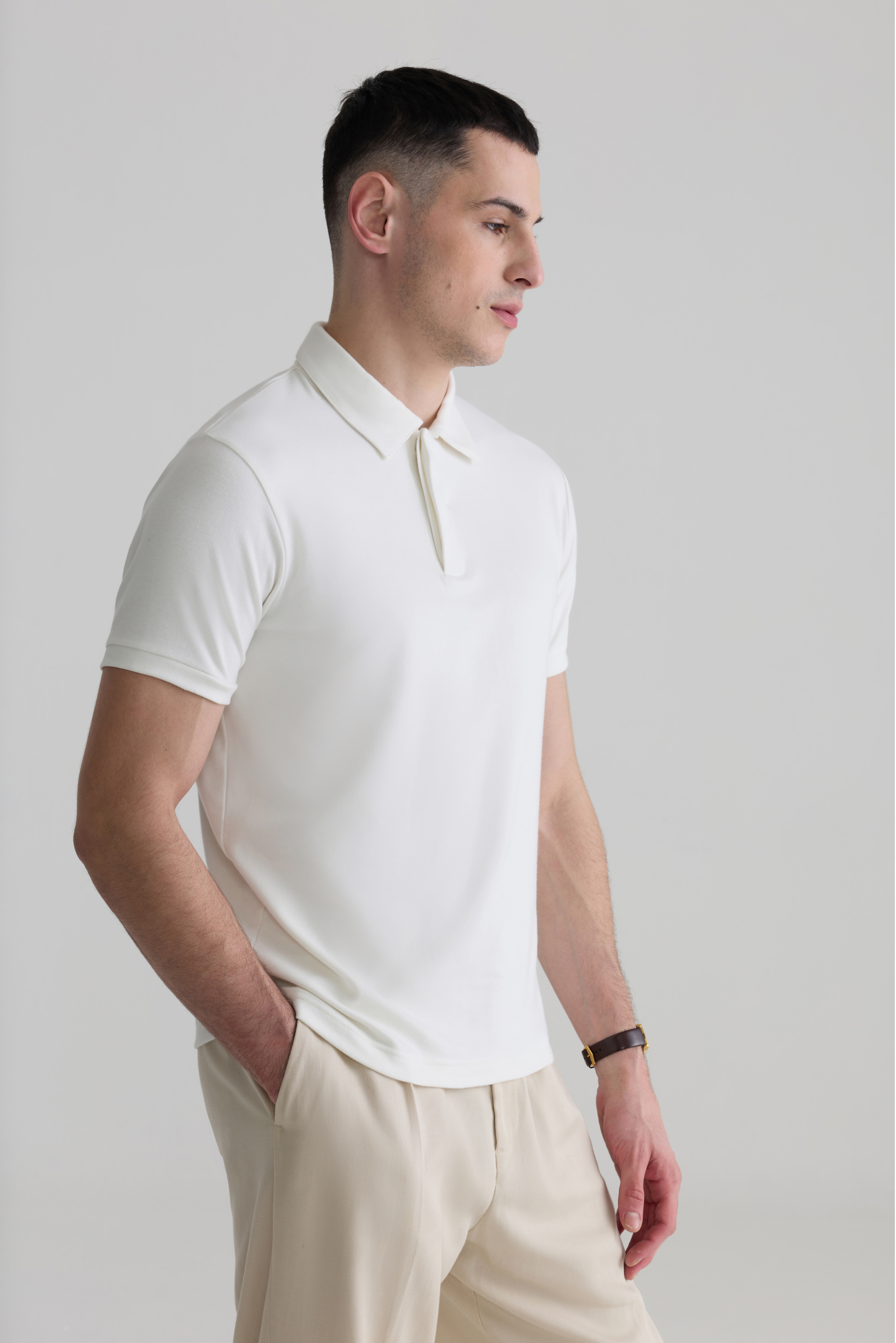 WHITE - THE CRAFTED ELITE POLO