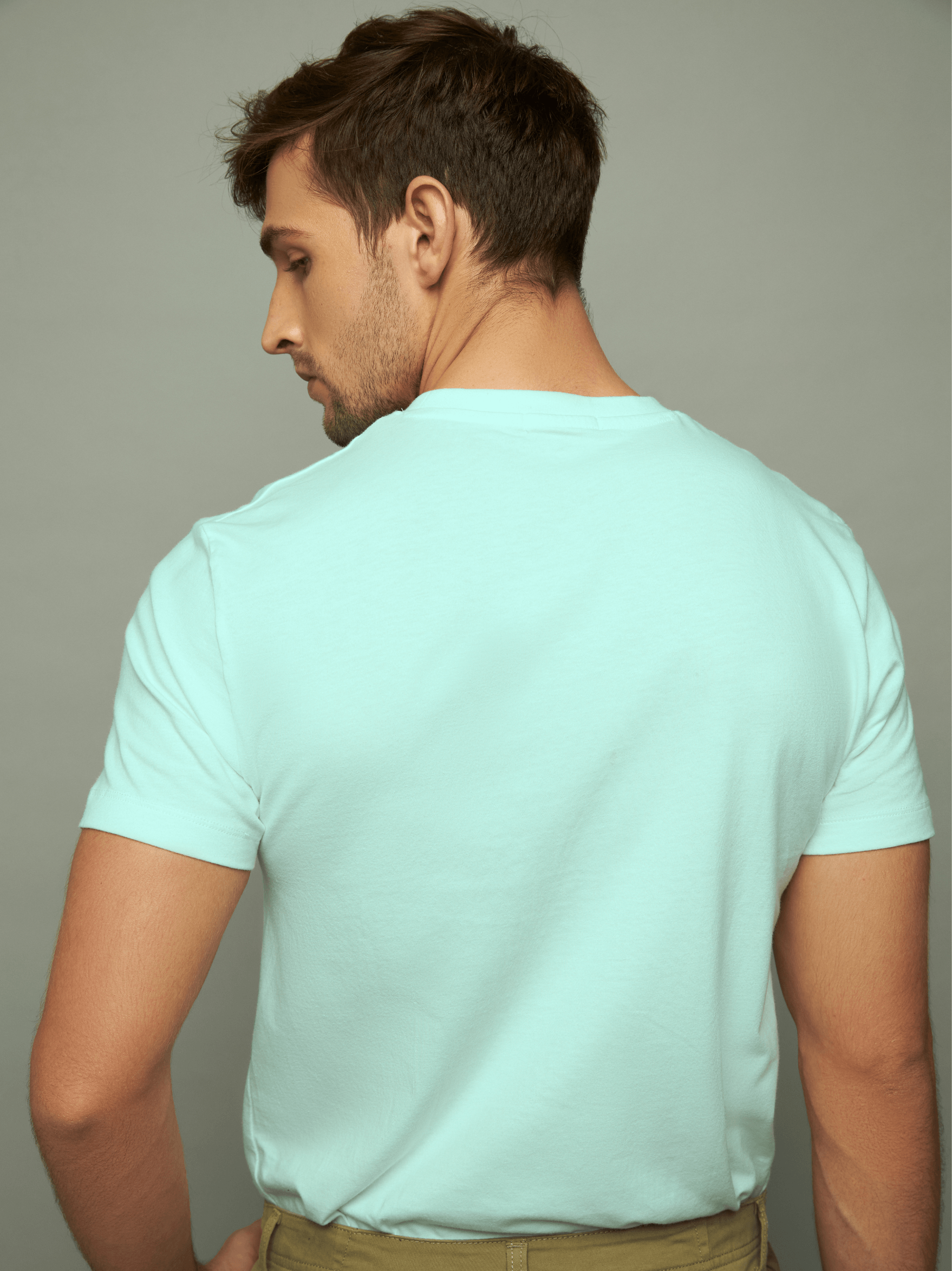 Pastel Cyan Classic Tee - Carpe Diem Store