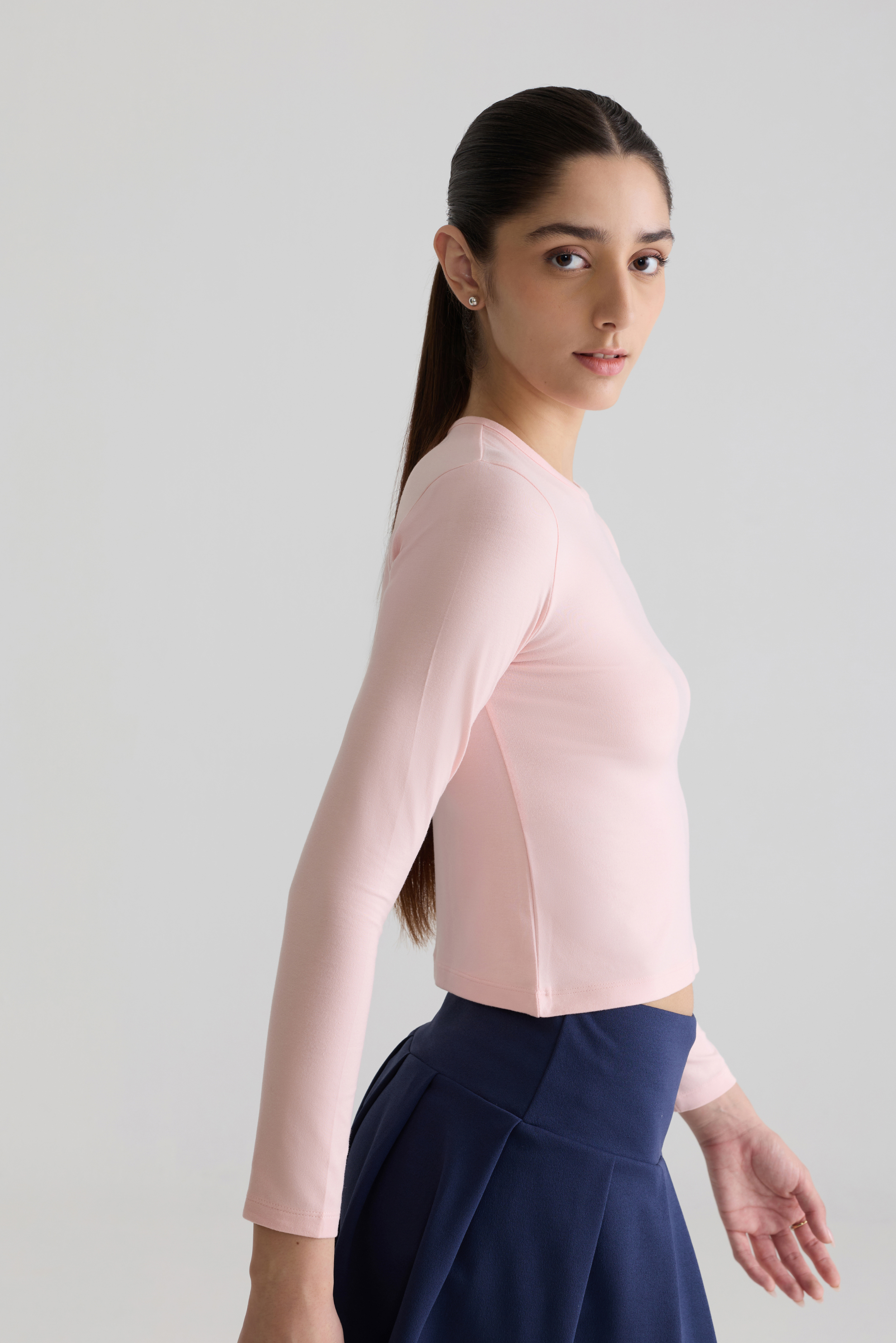 CRYSTAL PINK - LONG SLEEVE CREW 2.0