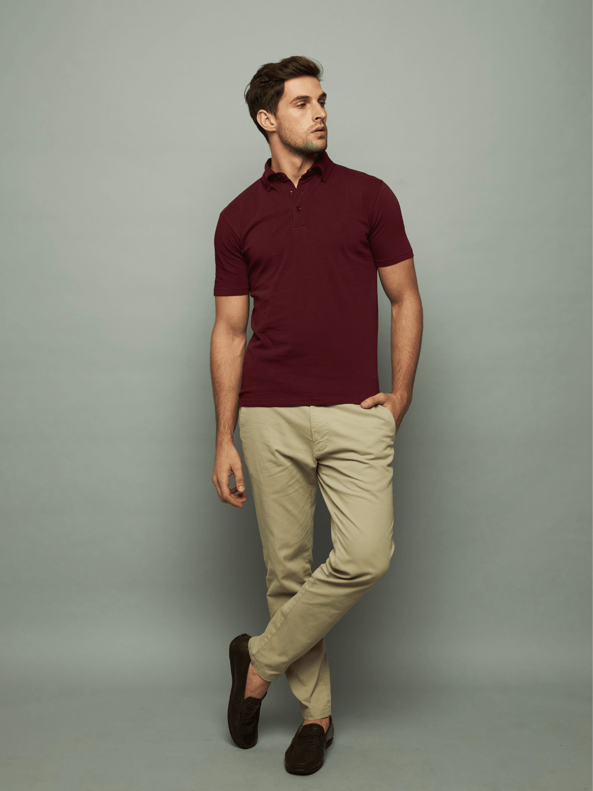 Windsor Wine Button-Down Minimal Polo - Carpe Diem Store