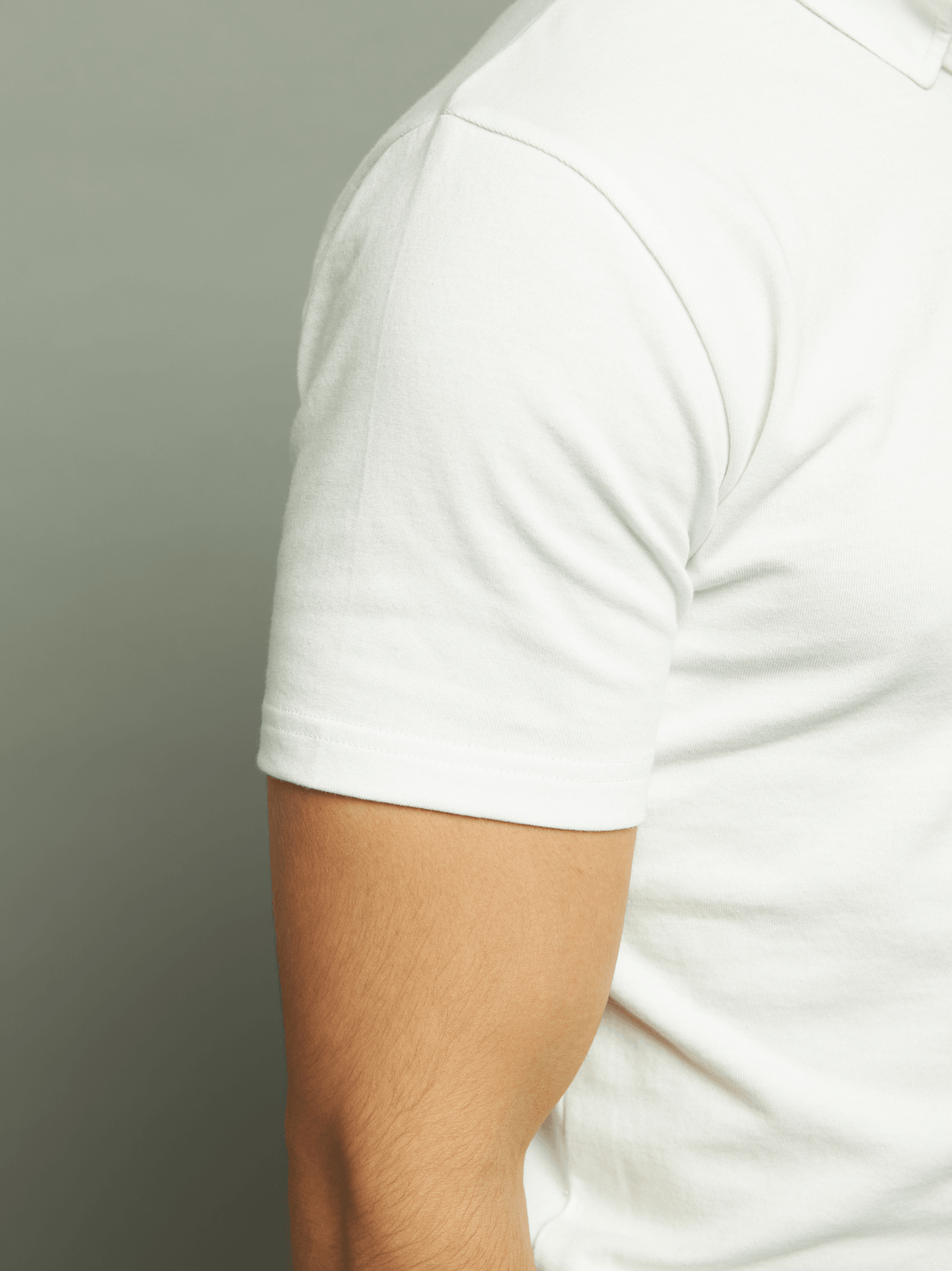 White Button-Down Minimal Polo - Carpe Diem Store