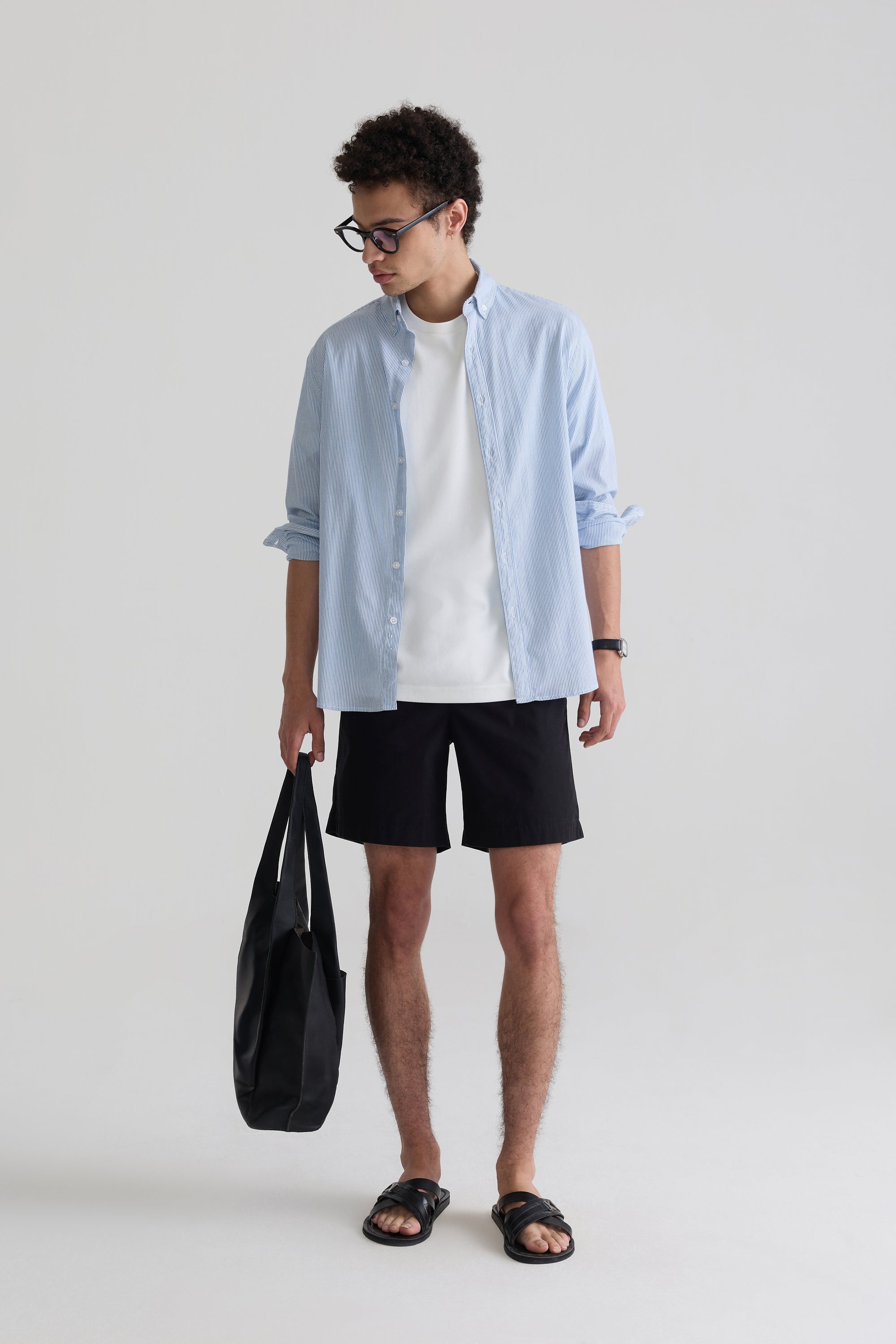 WHITE-THE EVERYDAY STRIPES