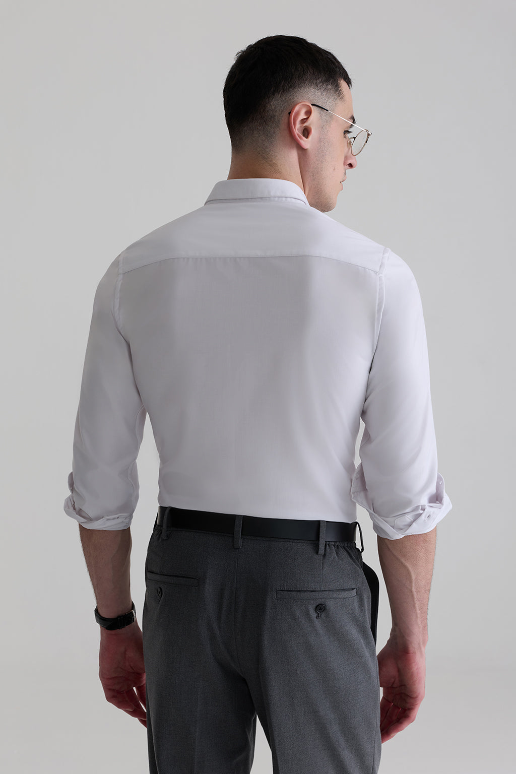 WHITE - SATIN SHIRTS