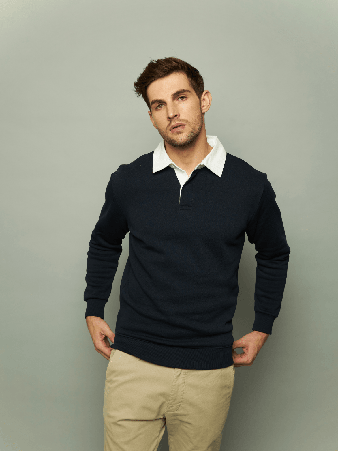 Deep Blue Rugby Polo - Carpe Diem Store