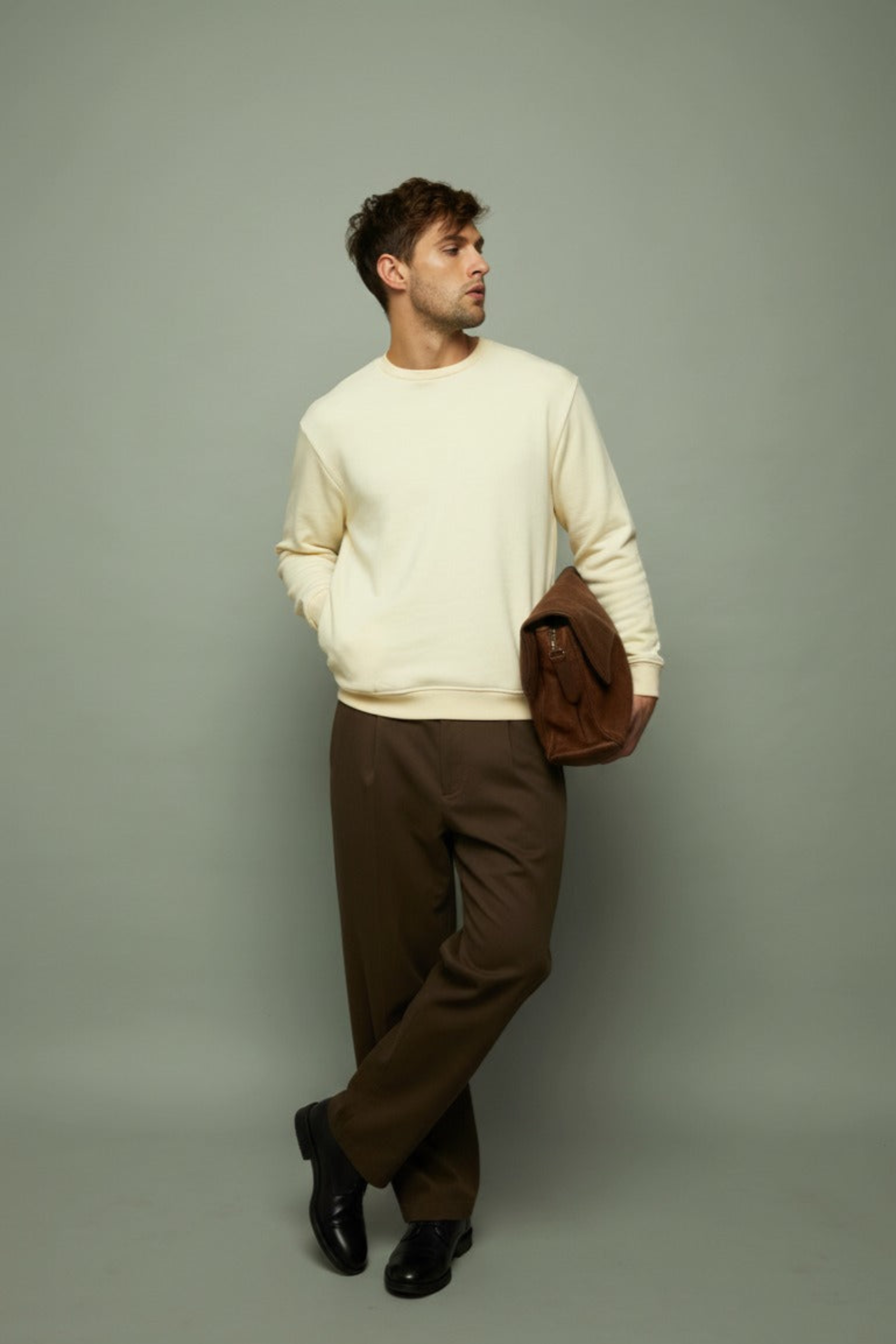 Ecru Sweatshirt