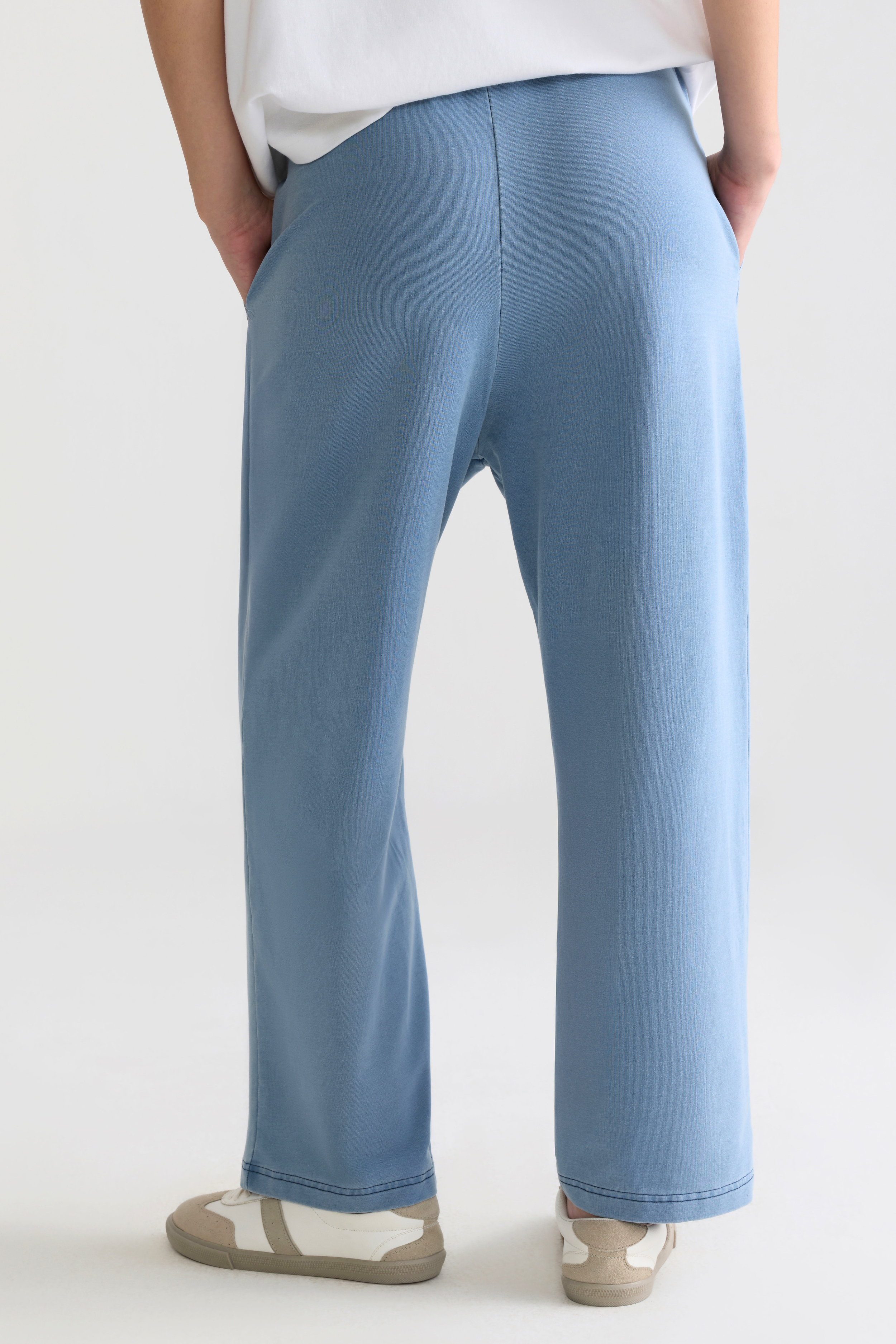 ICE BLUE - WOMEN EASY DENIM TROUSERS