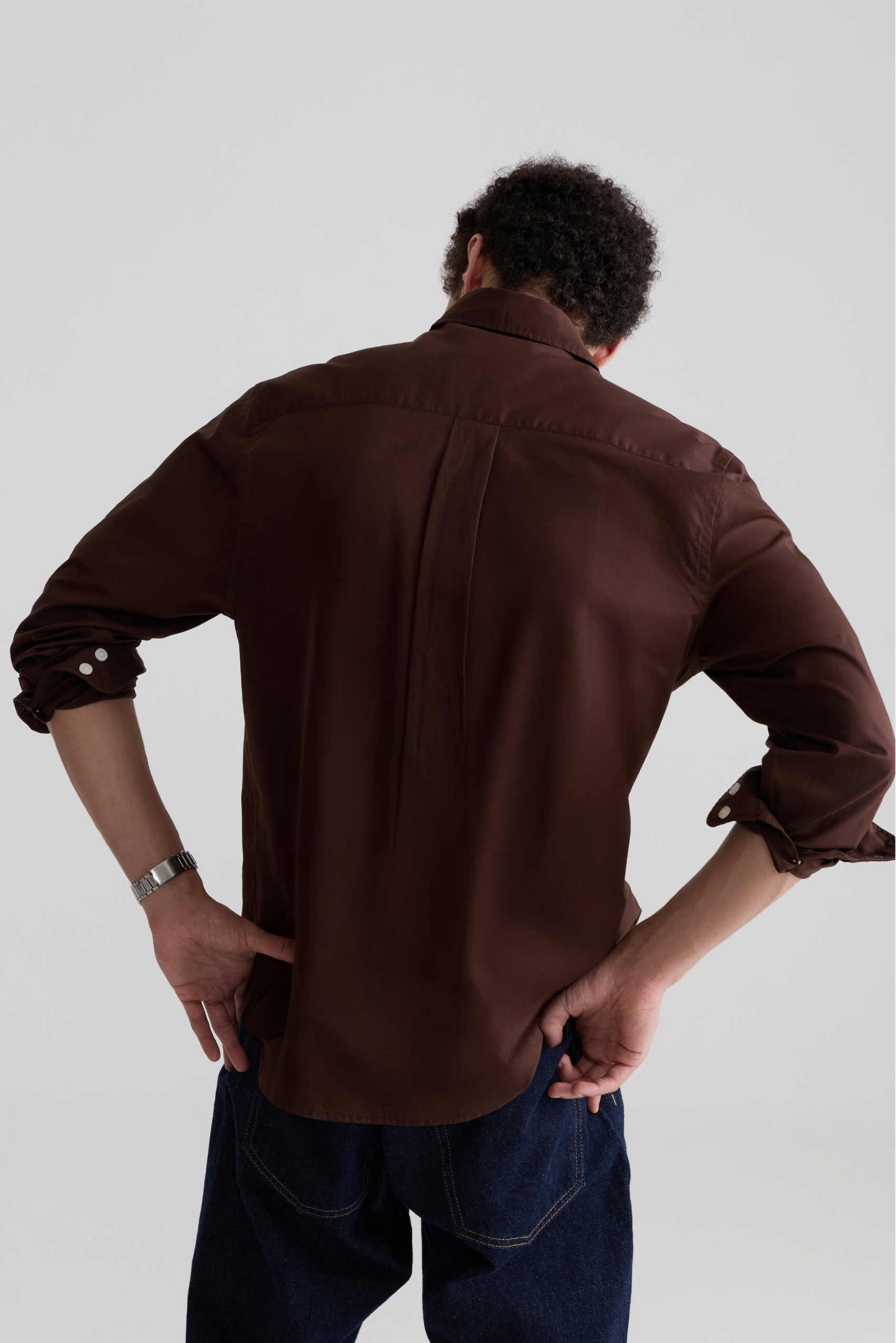BROWN - SOLID SHIRTS