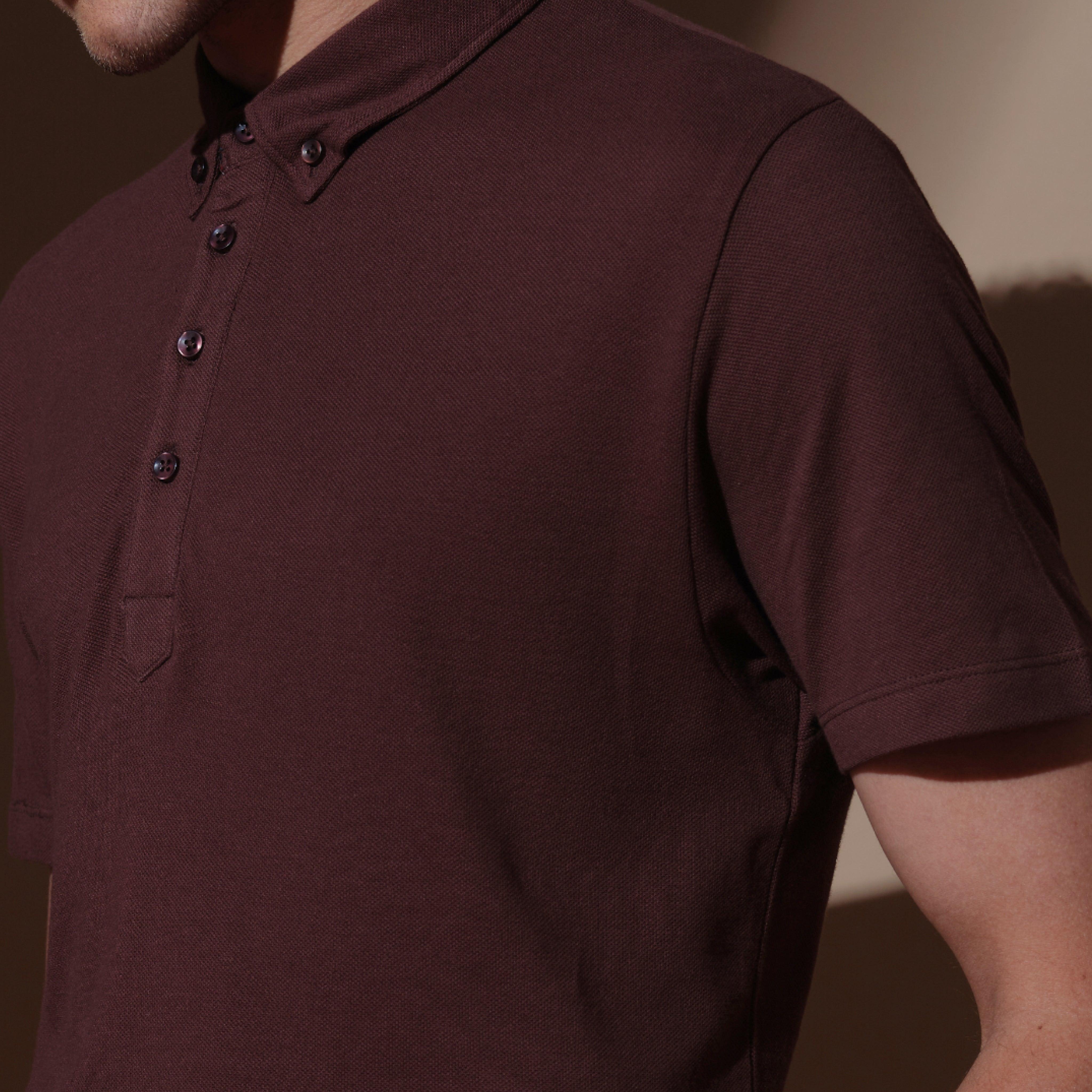 Bourbon Ultra-Soft Buttoned Down Polo - Carpe Diem Store