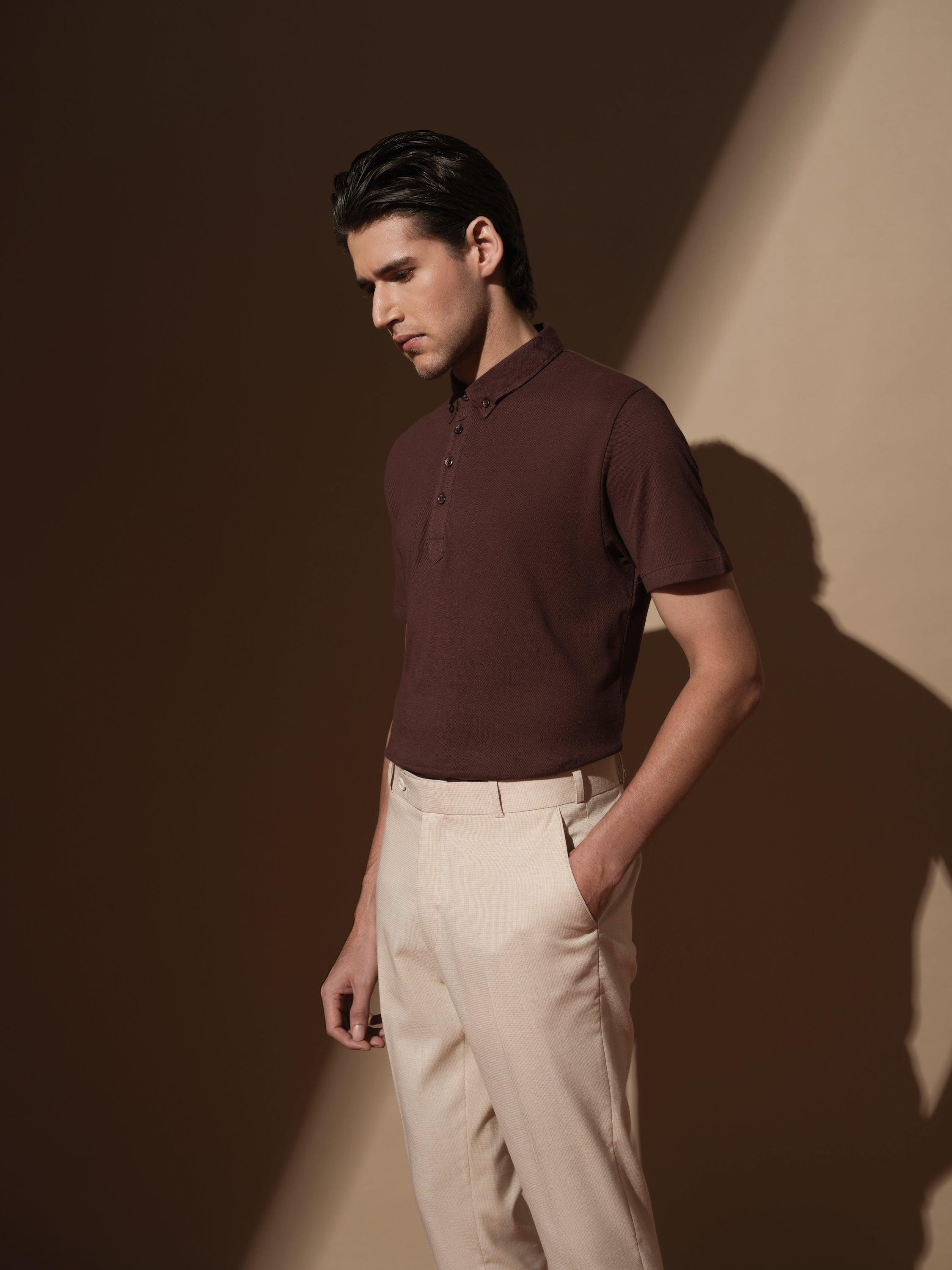 Bourbon Ultra-Soft Buttoned Down Polo - Carpe Diem Store